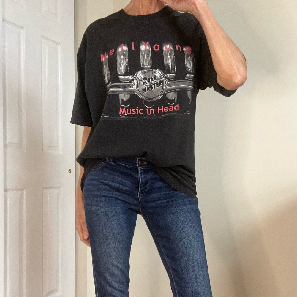 Vintage Neil Young Music in Head Concert T-Shirt